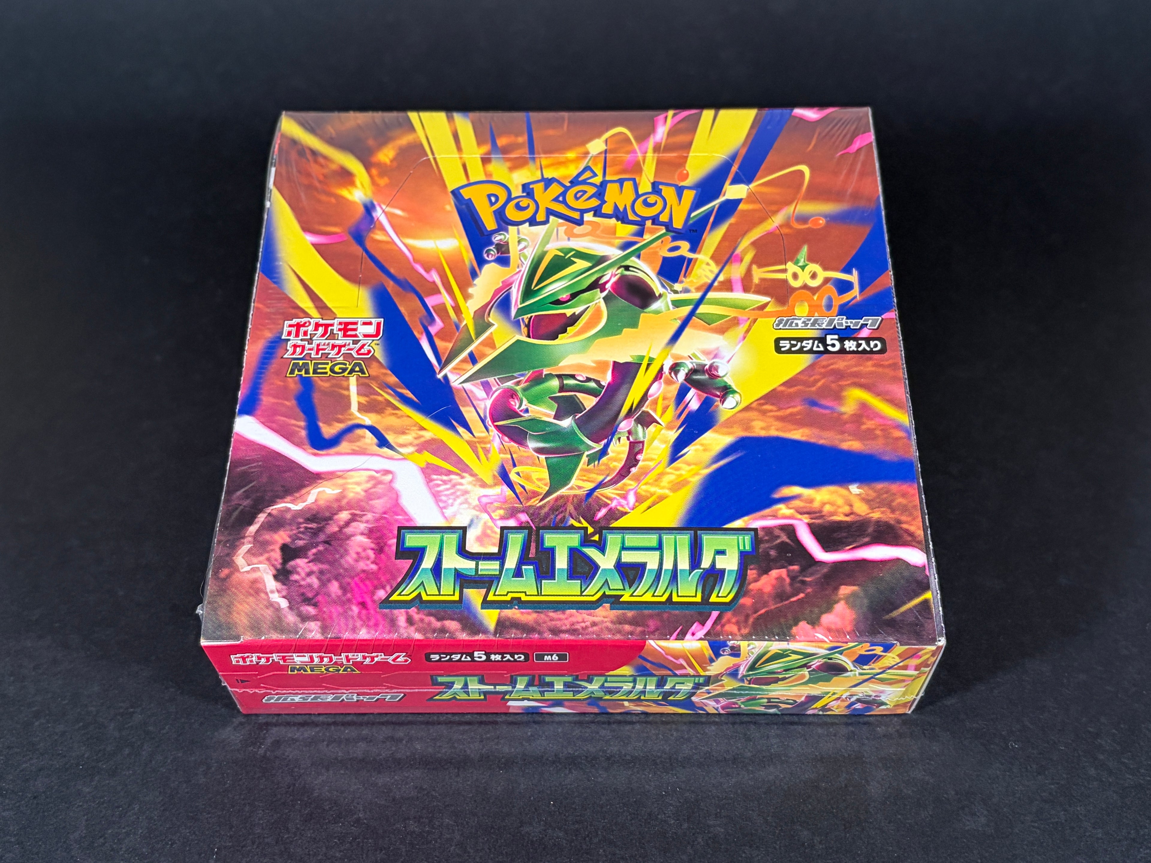 Pokémon TCG Japanese Storm Emeralda Booster Box M6